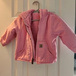 Pink Carhartt Jacket size 18 months